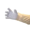 Bienenreich Lederhandschuhe Standard XL weiß / beige