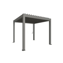 Biohort Pergola Gr. 3 x 3 quarzgrau-metallic