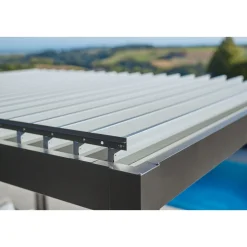 Biohort Pergola Gr. 4 x 3,5 quarzgrau-metallic