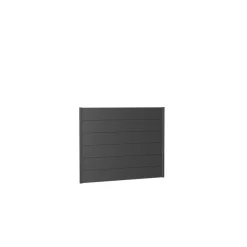 Biohort Wandpaneel für Sichtschutz ohne Acrylglas 180x135 dunkelgrau-metallic