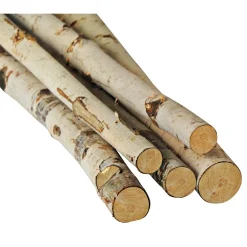 Birkenstamm 90 cm Durchmesser 2-4 cm