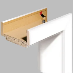 Borne Komplett-Zarge 198,5 x 86 x 16 cm Softkante design-weiß rechts