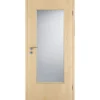 Borne Zimmertür CPL Ahorn mit Lichtausschnitt 86 x 198,5 cm DIN rechts