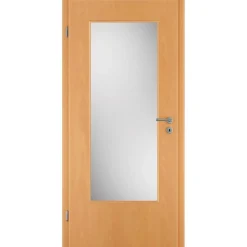 Borne Zimmertür CPL Buche mit Lichtausschnitt 86 x 198,5 cm DIN links