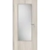 Borne Zimmertür CPL Lärche cashmere aufrecht mit Lichtausschnitt 86 x 198,5 cm DIN links