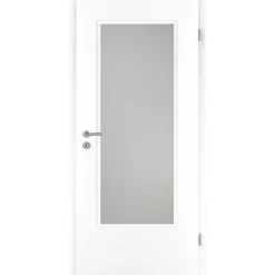 Borne Zimmertür CPL weiß mit Lichtausschnitt 73,5 x 198,5 cm DIN rechts