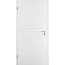 Borne Zimmertür Fila 6 Weißlack 73,5 x 198,5 cm DIN links