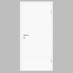 Borne Zimmertür Turida 10 198,5 x 73,5 cm weiß rechts