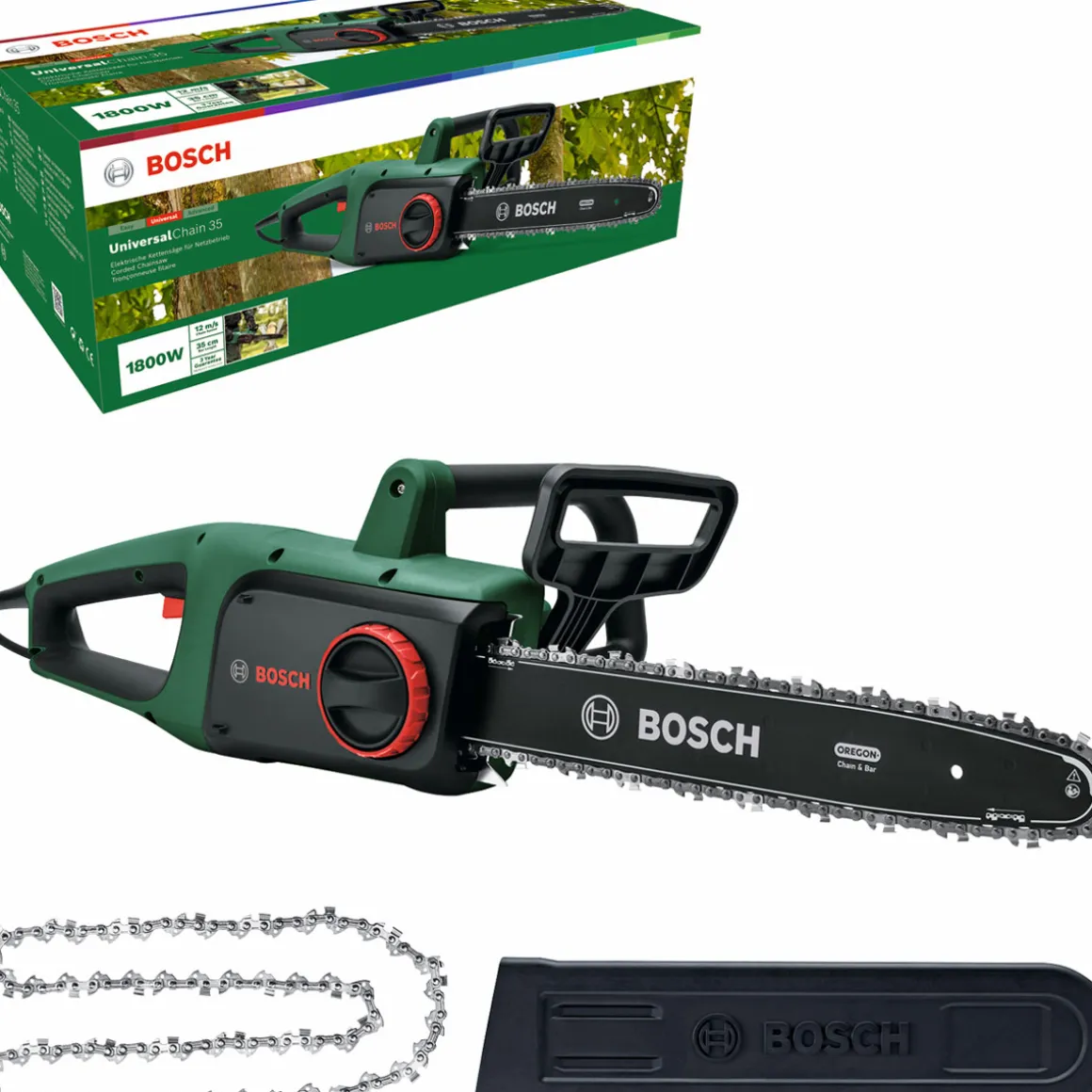 Bosch Kettensäge UniversalChain 35 inkl Ersatzkette