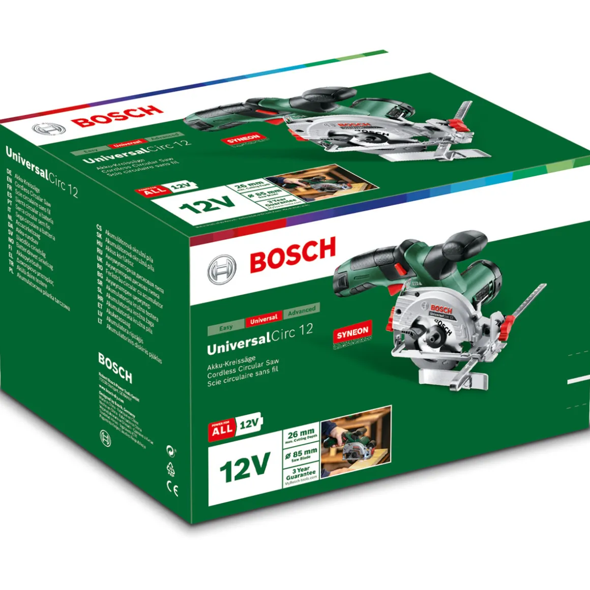 Bosch Mini-Handkreissäge UniversalCirc 12 1 Akku