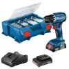 Bosch Akku-Bohrschrauber GSR 18 V-45 Professional mit L-Case Pick & Click