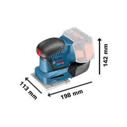 Bosch Professional Akku-Schwingschleifer GSS 18V-10 solo