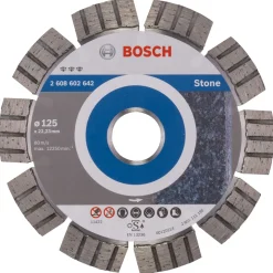 Bosch Professional Diamanttrennscheibe Best for Stone 125 x 22,23 x 2,2 x 12 mm