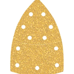 Bosch Professional Expert C470 Schleifpapier mit 11 Löchern für Multischleifer 102 x 62 mm 93 mm G 40 10- teilig