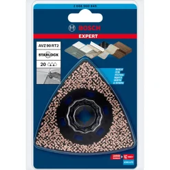 Bosch Professional Expert Sanding Plate AVZ 90 RT2 Blatt für Multifunktionswerkzeuge 90 mm