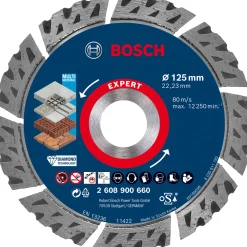 Bosch Professional Expert MultiMaterial Diamanttrennscheiben 125 x 22,23 x 2,2 x 12 mm