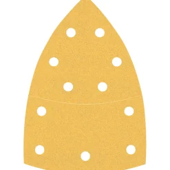 Bosch Professional Expert C470 Schleifpapier mit 11 Löchern für Multischleifer 102 x 62 mm 93 mm G 120 10- teilig