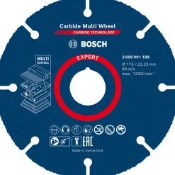 Bosch Professional Expert Carbide Multi Wheel Trennscheibe 115 mm 22,23 mm