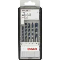 Bosch Professional 5-teiliges CYL-5 Betonbohrer-Set Robust Line 4–8 mm