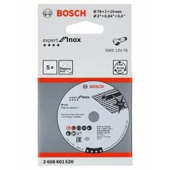 Bosch Professional Trennscheibe Experst for Inox 5 Stück