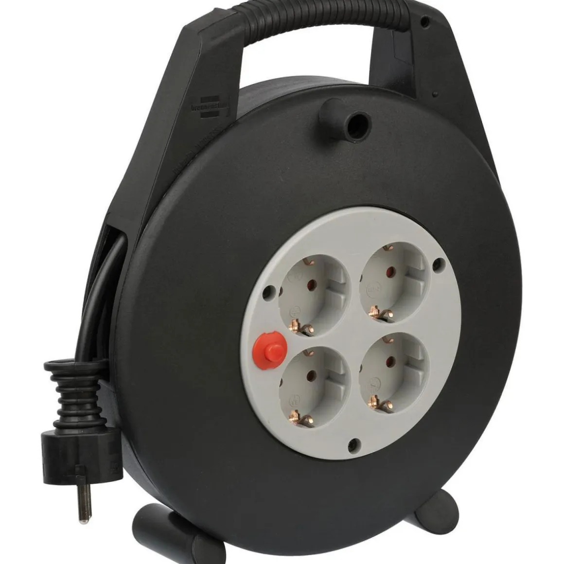 Brennenstuhl Mini-kabeltrommel Vario Line 1000 cm schwarz