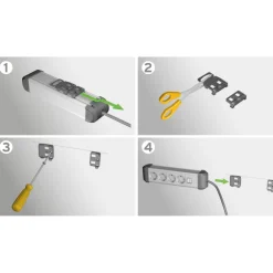 Brennenstuhl Premium-Alu-Line Steckdosenleiste 10-fach