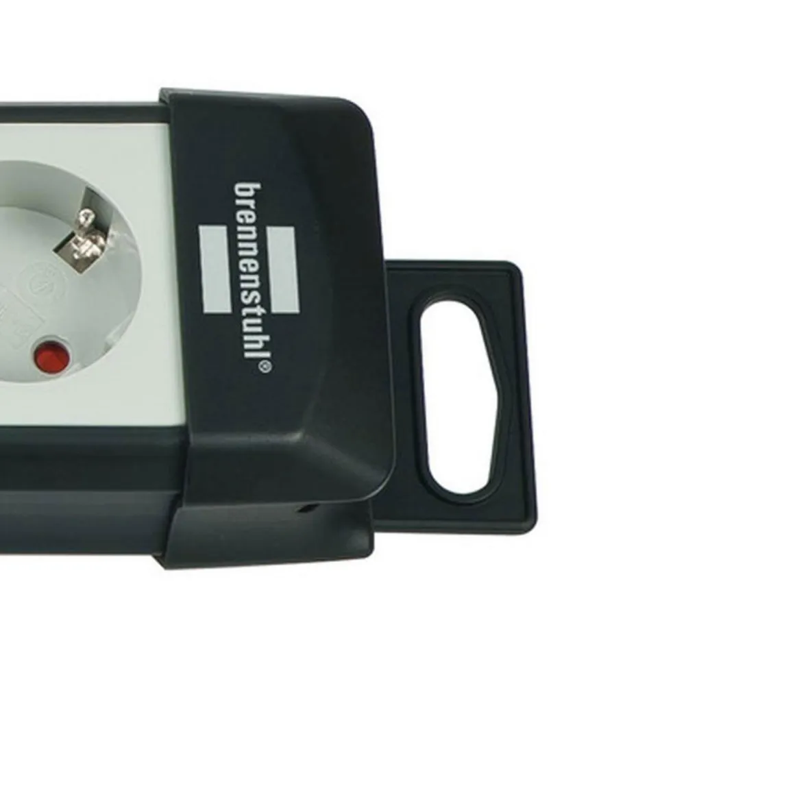 Brennenstuhl Steckdosenleiste Premium-Line 6-fach schwarz mit permanenten und schaltbaren Steckdosen Schalter 3 m Kabel