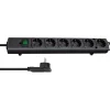 Brennenstuhl Steckdosenleiste Comfort-Line Plus 6-fach schwarz
