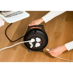Brennenstuhl Vario-Line Kabelbox 3-fach USB-Ladefunktion 10m