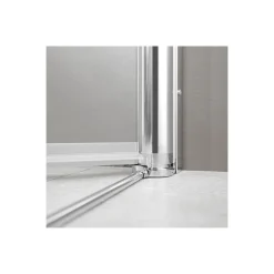 Breuer Drehfalttür Elana Komfort 4-teilig für Nische alu chromeffekt Klarglas 1600 mm