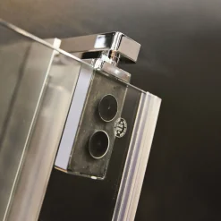 Breuer Drehtür Europa Design für Nische Anschlag links schwarz matt Intima 800 mm