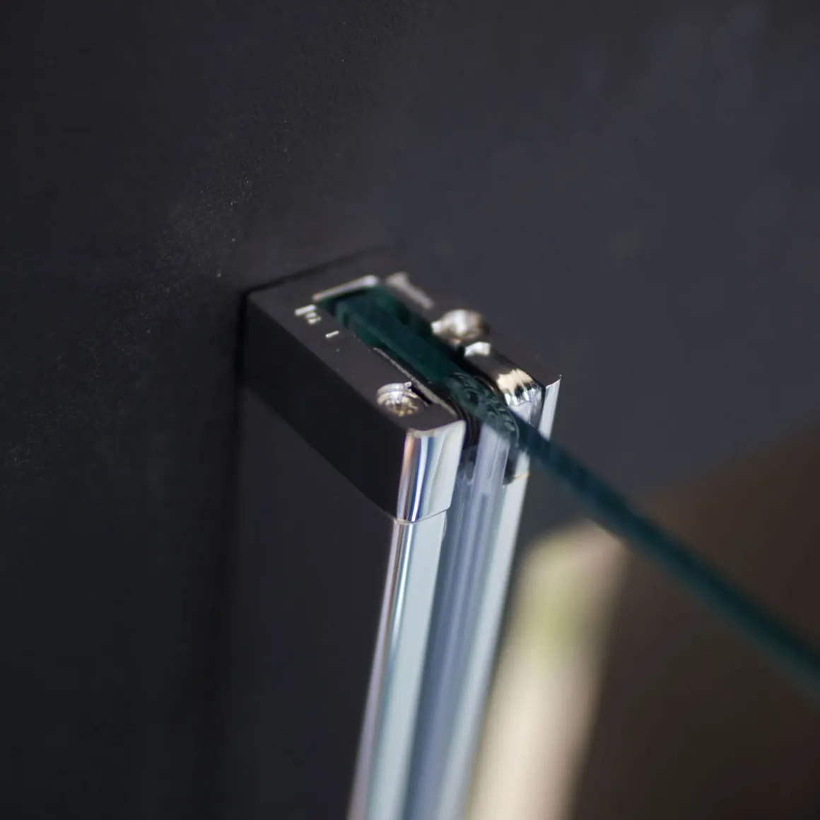 Breuer Drehtür Europa Design für Nische Anschlag links schwarz matt Intima 800 mm