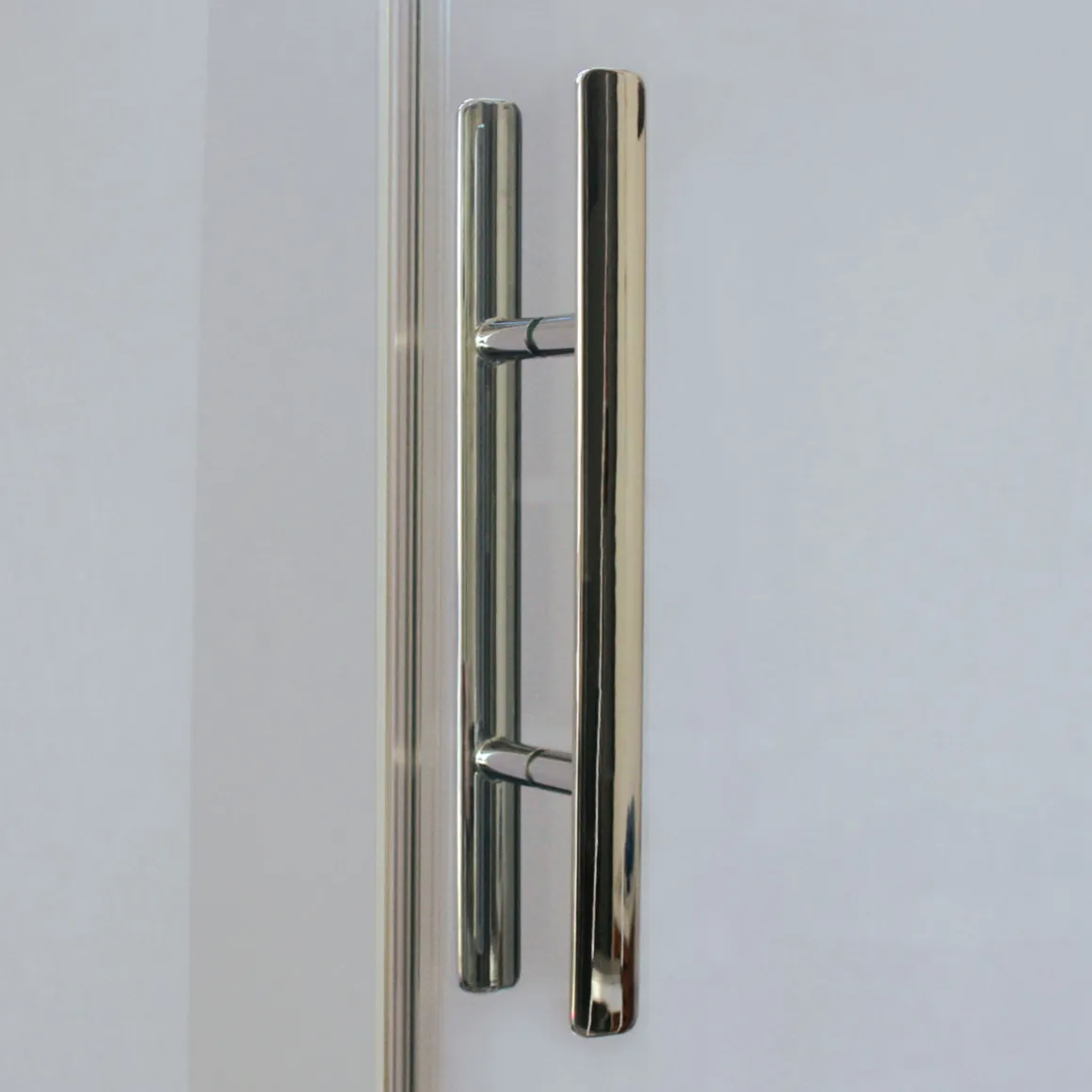 Breuer Eckeinstieg Avanta Drehtür 4-teilig alu chromeffekt Terrazzo 800/750 mm