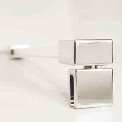 Breuer Eckeinstieg Avanta Drehtür 4-teilig alu chromeffekt Terrazzo 800/750 mm