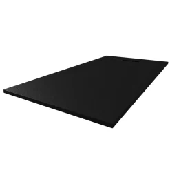 Breuer QUICK72 Duschwanne Lite Line Steinoptik anthrazitgrau 800x1400 mm