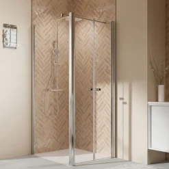 Breuer QUICK72 Elana 2.0 Seitenwand links für Pendeltür Alu chromeffekt Klarglas 900 mm