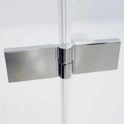 Breuer Runddusche Panorama Drehtür 4-teilig Radius 550 Alu chromeffekt Klarglas 800/900 mm