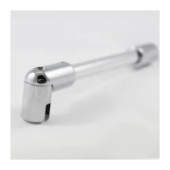 Breuer Runddusche 4-teilig Drehtür mit Festteilen, Radius 550, Alu silber matt, Klarglas, 1000 x 1000 mm