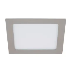 Briloner LED-Einbauleuchte 17 x 17 cm matt-nickel