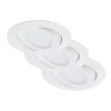 Briloner LED-Einbauleuchtenset Attach weiß Kunststoff 3er-Set