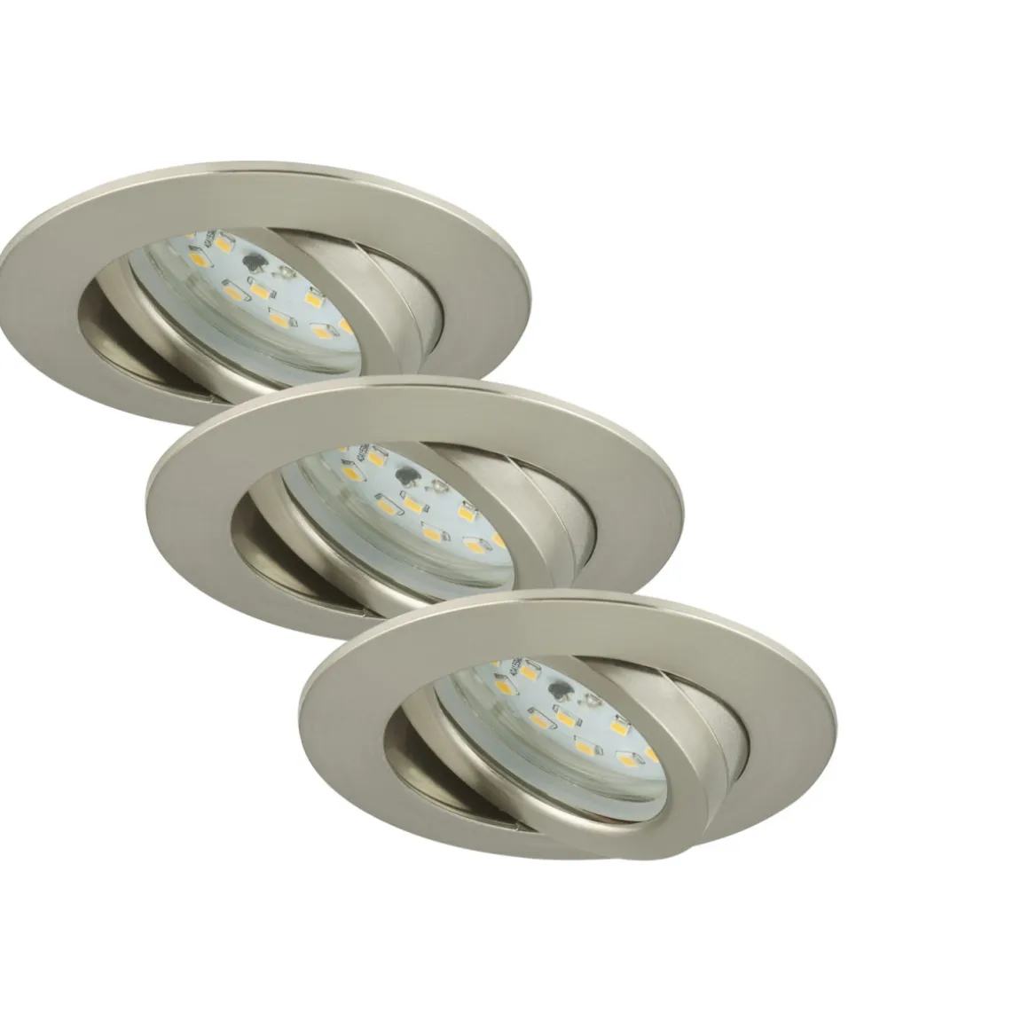 Briloner LED-Einbauleuchte matt 3 x 5,5W inkl Gelenk