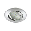 Briloner LED-Einbauleuchte schwenkbar chrom rund
