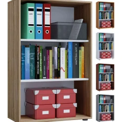 Büroregal Lona XL ohne Türen weiß