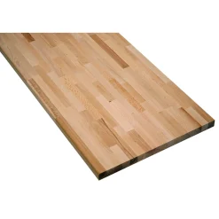 Buche Tischplatte 27 mm seitig gerundet 150/80 cm