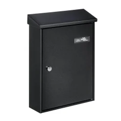 Burg Wächter Briefkasten Letter schwarz