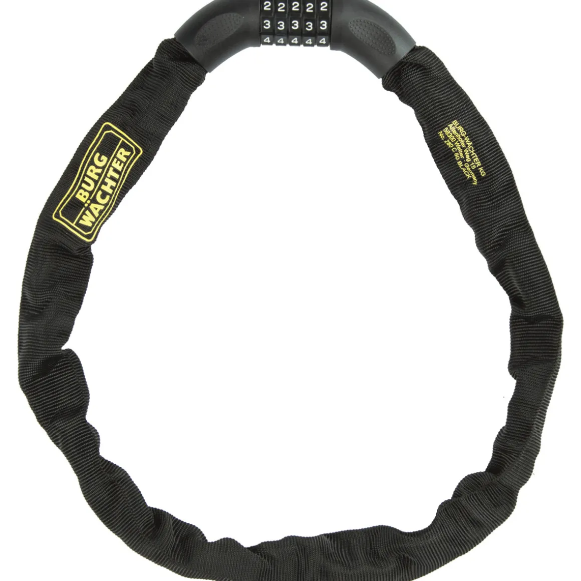 Burg Wächter Kettenschloss 280 C 90 Durchmesser 6 x 90 cm schwarz