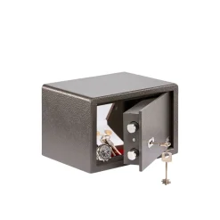 Burg Wächter Möbeltresor Point-Safe P 1 S 28 x 18 x 20 cm schwarz-braun