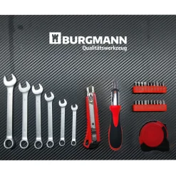 Burgmann Werkstattwagen-Set 7 Schubladen 12-teilig