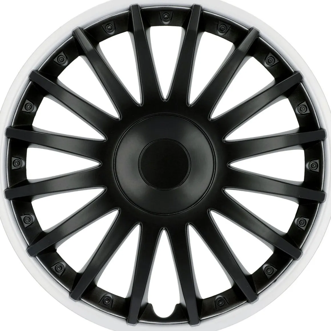 Cartrend Radzierblende Topeka 16 Zoll schwarz 4 Stück