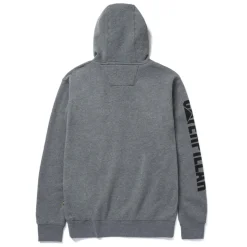 CAT Zip Hoodie Banner Gr. XL dunkelgrau